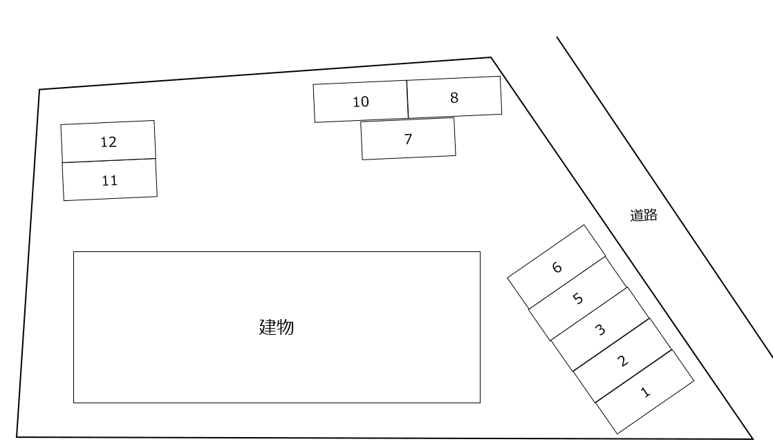 Mirabelle　Court別駐車場の駐車配置図