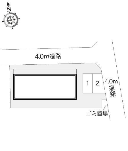 ＲＩＴＺ－Ⅱ(21053)の駐車配置図