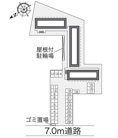 サンサーラ(32777)の駐車配置図