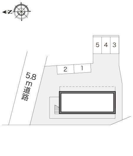 リバーパーク(14573)の駐車配置図