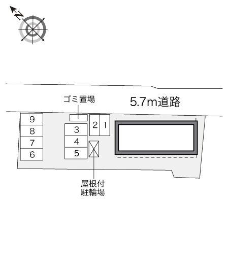 エンジェル(34470)の駐車配置図