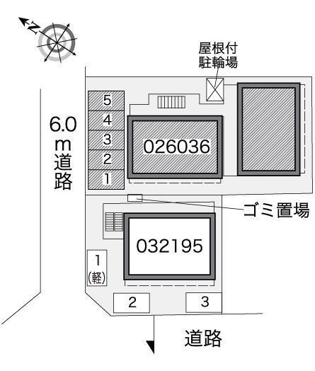 ブレッシング(26036)の駐車配置図