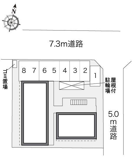 ブルーメハイム高田Ⅱ(31592)の駐車配置図