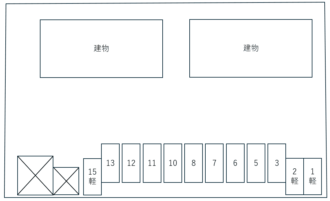ALBIREO SAPPHIRE Aの駐車配置図