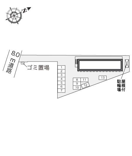 ルミエール(29699)の駐車配置図