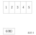 北区-1の駐車場