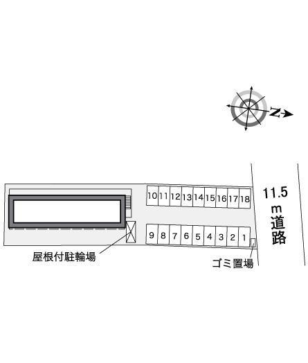 天橋立(38699)の駐車配置図