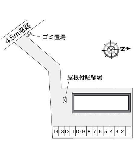 愛宕(36246)の駐車配置図