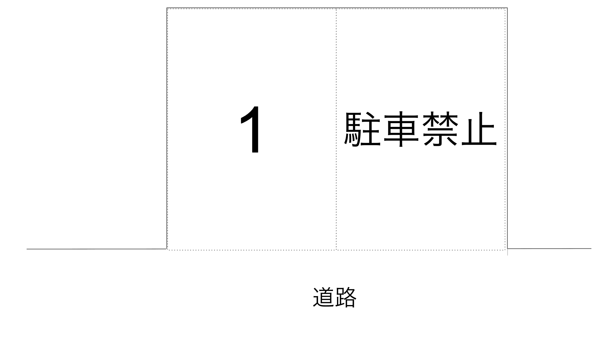 内丸駐車場の駐車配置図