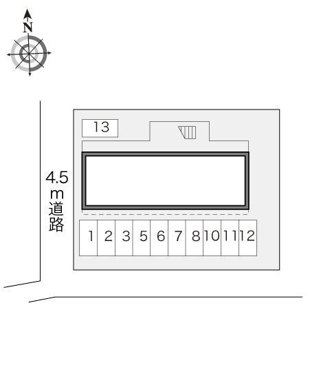 サンハイム東雲(17622)の駐車配置図