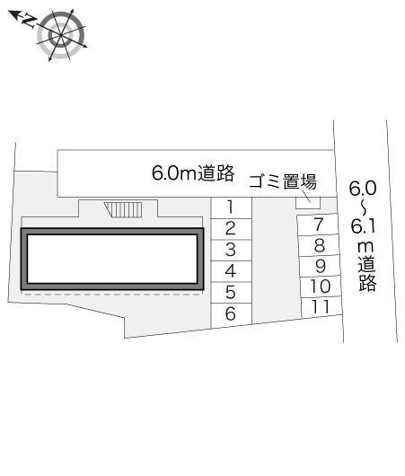 ラ・クレール(16312)の駐車配置図