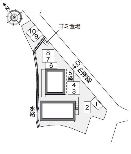 サニーヒル(40656)の駐車配置図