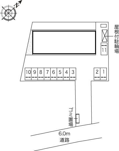 ヴィーブル(45658)の駐車配置図
