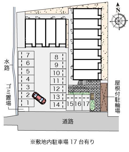 クレイノいかるが(56482)の駐車配置図