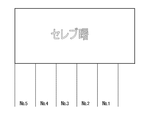 セレブ曙の駐車配置図