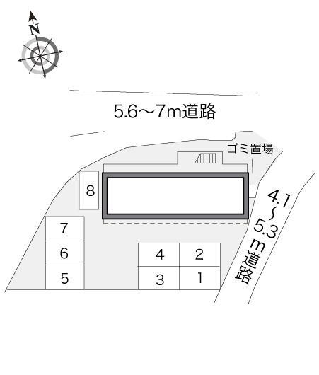 サン今町(14658)の駐車配置図