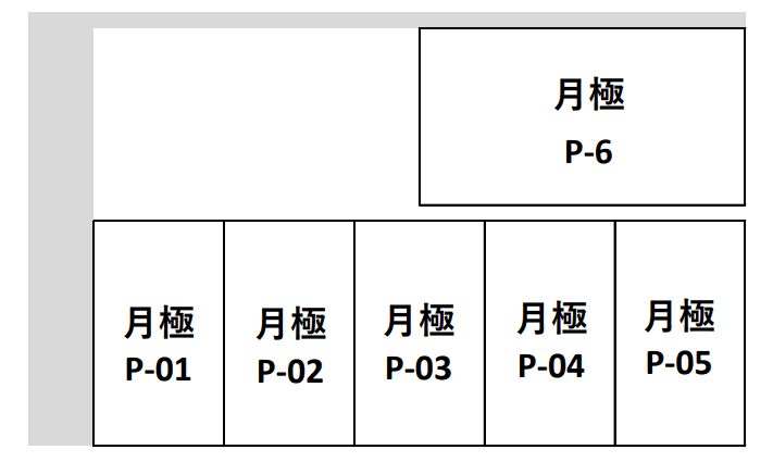 パーキングJINの駐車配置図