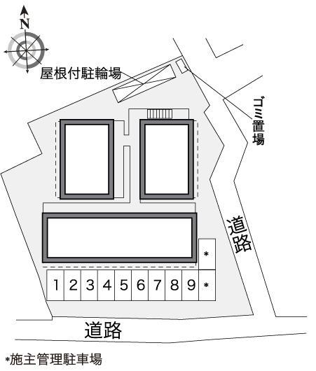 モーブ中町(30825)の駐車配置図