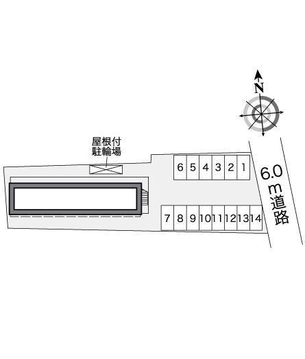 グランシャリオ(26191)の駐車配置図