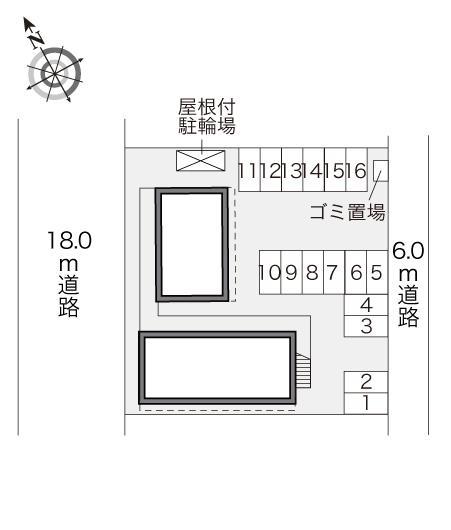 ＭＯＮＥⅡ(24081)の駐車配置図