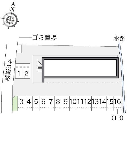 ＧＯＬＤ(11307)の駐車配置図