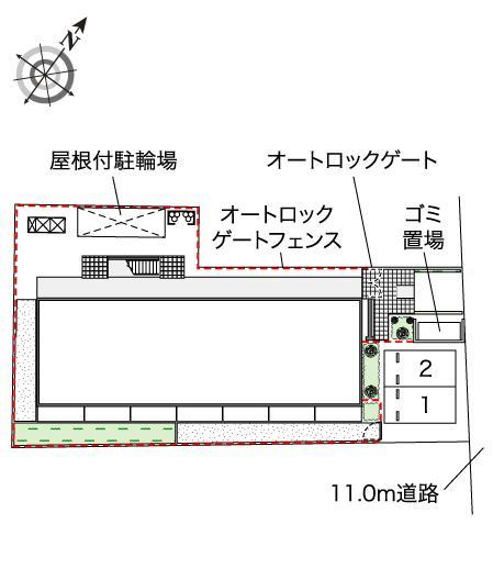 Ｍ(42614)の駐車配置図