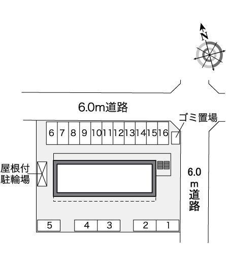 グランズ浄水(35036)の駐車配置図