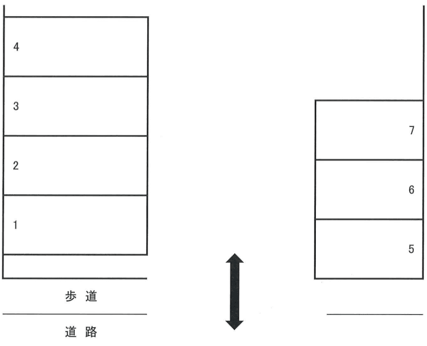 パーキングＫＯＵの駐車配置図