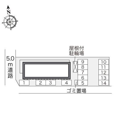 サンライズ(28269)の駐車配置図