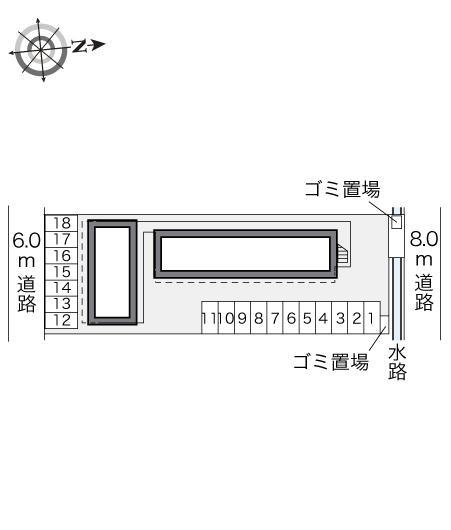 瑞穂(20694)の駐車配置図