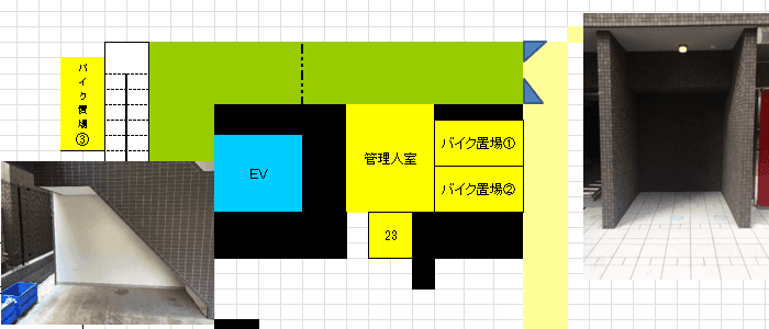 リヴシティ両国壱番館の駐車配置図