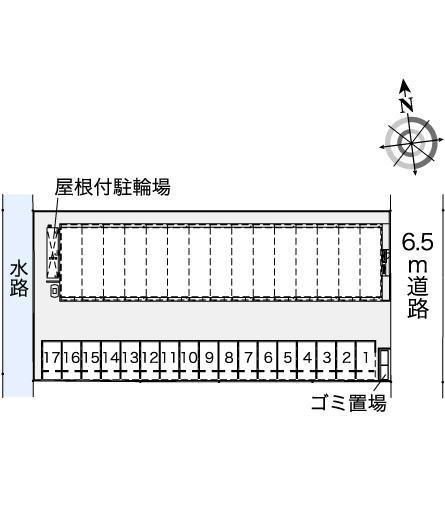 ロゼット(43743)の駐車配置図
