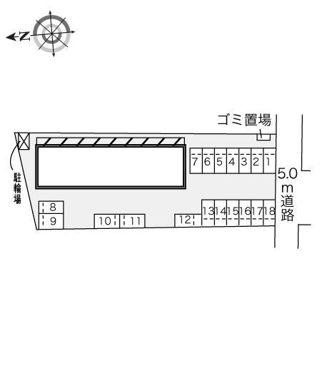 状ヶ池(22861)の駐車配置図