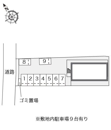 ブランシェ海老名Ⅱ(12123)の駐車配置図