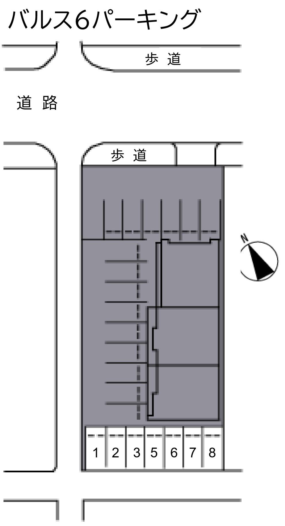 ＢＵＬＳ６パーキングの駐車配置図
