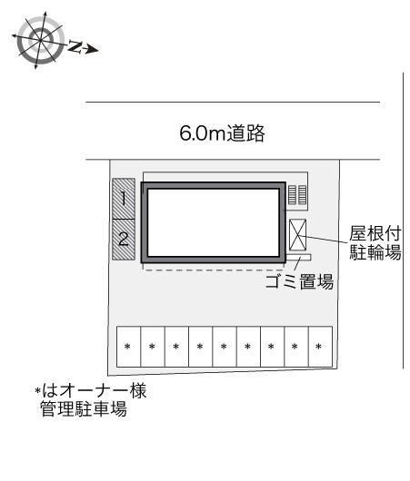 ラビドールⅢ(29314)の駐車配置図
