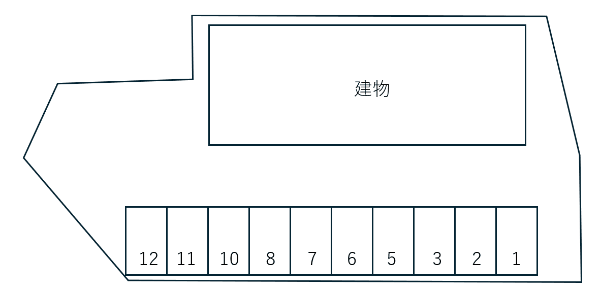 Ｇｒａｃｉａｓ別駐車場の駐車配置図