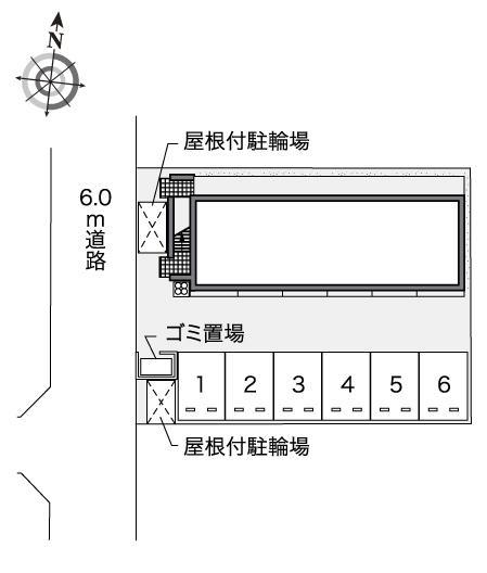 エスペランスⅡ(44146)の駐車配置図