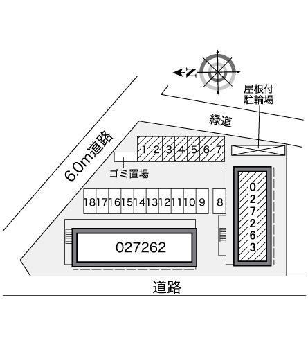 純(27263)の駐車配置図