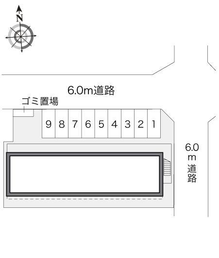 さくらⅠ(20635)の駐車配置図