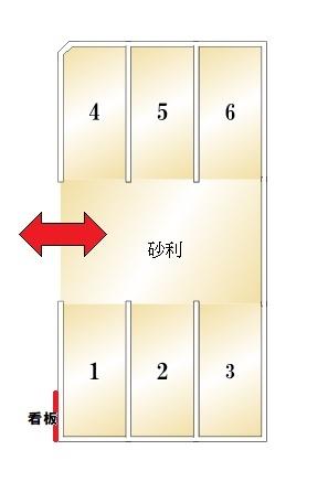 柏木町S-2駐車場の駐車配置図