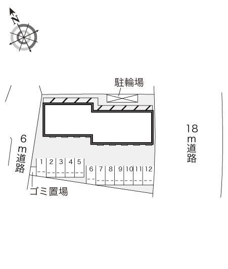寧楽(22299)の駐車配置図