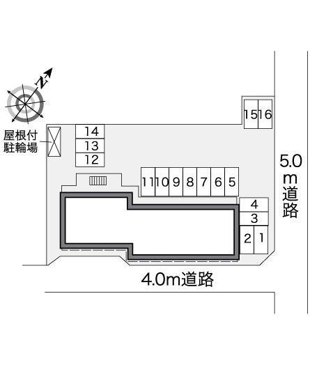 サザンビレッジ(25394)の駐車配置図