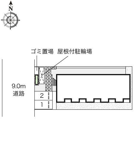 東八　エコー(52074)の駐車配置図