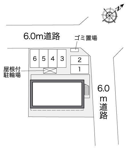 ルミエールエスト(25020)の駐車配置図