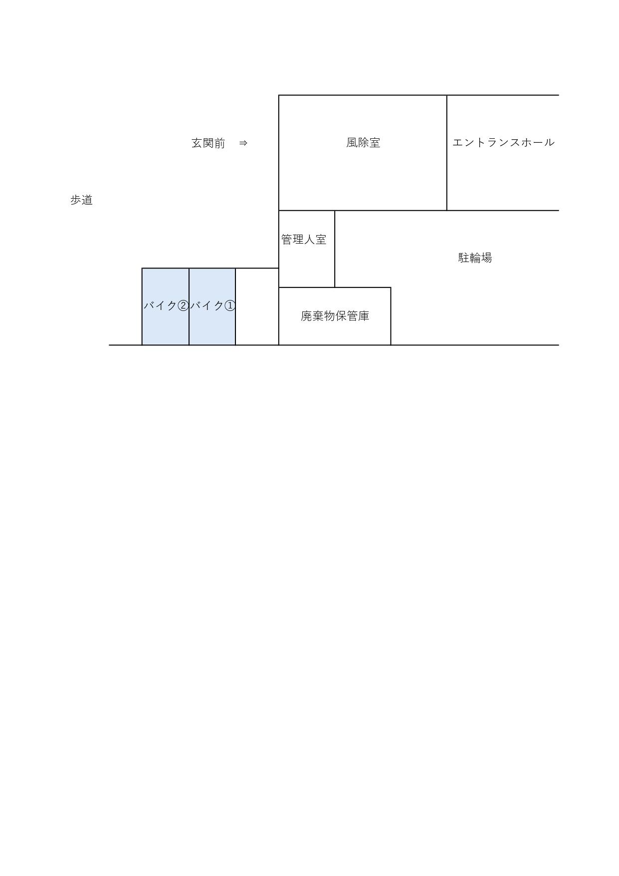 リヴシティ森下駅前の駐車配置図