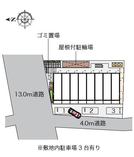 コージーコートＩ(52610)の駐車配置図