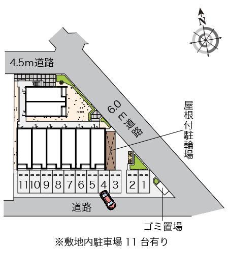 クレイノグローリーⅡ(57396)の駐車配置図