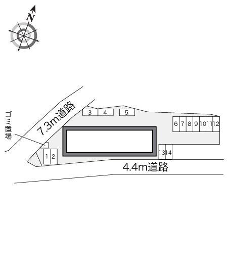 高取(21847)の駐車配置図