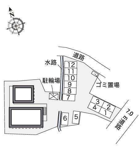 アダージョ(30555)の駐車配置図
